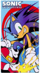 Sega Sonic a sündisznó fürdőlepedő, strandtörölköző 70x140 cm (Fast Dry) Nr 09