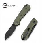 Civivi Knife Civivi Crabby összecsukható kés Od Green G10, Black Stonewashed 14C28N by Ken On (C24055-1)