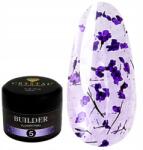 Crystal Professional Crystal Builder Építő zselé Flower Fairy 5 30ml lila virágokkal (BG-FF-5-30)