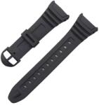 Casio Curea Silicon pentru Casio W-96H-1A/2A/9A - 3239 - 23 cm - Impermeabilă - Sport - Negru (Casio W-96H-1A/2A/9A)