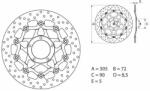 BREMBO Oro Lengőféktárcsa - 78B40845 BREMBO Fékrendszer és alkatrészei Fékbetétek, fékpofák és féktárcsák Féktárcsák