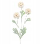 Trend-Deco Mesterséges klematisz virágok fehér virágok mesterséges díszág 70 cm (KWO2074/WHITE)