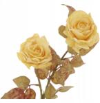  Mesterséges rózsa ágak őszi díszek rózsa ág mint szárított csokor 75 cm (#9798)
