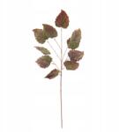  Mesterséges díszág öregített levelek csokordíszekhez 90 cm (KWO2010/GREEN)