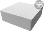 HAMMOND Carcasă universală aluminiu IP54 188x188x67mm (1590FBK)