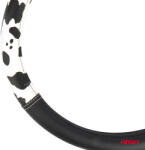 AMiO Husa volan auto Amio SWC-62, marime M, 37-39 cm, model alb-negru (AM04172)