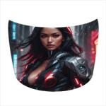  Folie capota auto Hood Art rezistenta exterior, marimea M 165 x 120 cm (CAPOTA-001M)