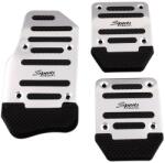  Set ornamente pedale auto din aluminiu pentru transmisie manuala, 3 piese (T160817-14)