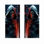  Set 2 stickere decorative pentru stalpii usilor auto, 50 x 22 cm (SSU-25)