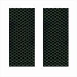  Set 2 stickere decorative pentru stalpii usilor auto, model hexagonal, 50x22 cm (SSU-05)