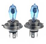  Set 2 becuri halogen H4 90/100W 5000K, lumina alba, mufe ceramice (T2261)