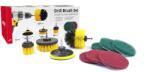 AMiO Set 10 perii de curatare si slefuire pentru bormasina, nylon (AM02593)