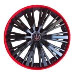  Set 4 capace roti R16 sport universale cu accente rosii, ABS rezistent (T280923-24)