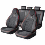  Set huse scaune auto Blaze Torque universale, sport, negru/rosu (USVG58)