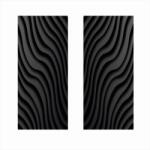  Set 2 stickere decorative pentru stalpii usilor auto, model zebra, 50x22 cm (SSU-07)