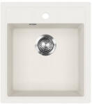 Evido Easy 45 gránit mosogató, egy medencés kivitel, 460 x 515 mm /fehér/ (EASY 45 PLATINA)