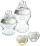 Tommee Tippee Natural Start Anti-Colic újszülött szett 150 ml + 260 ml, fehér/zöld