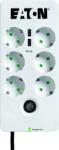 Eaton Prelungitor protectie EATON Protection Box 6 USB, 6 iesiri Schuko, 2x USB, Intrerupator (PB6UD)