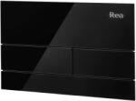 Rea T Steel öblítő gomb WC-hez fekete REA-E0051 (REAE0051)
