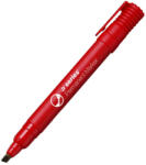  Alkoholos marker 2-5mm, vágott végű A-series piros (AS1089)