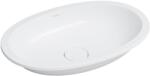 Omnires Shell M+ mosdótál 54x34 cm ovális alulról beépíthető fehér matt SHELL540UPBM (SHELL540UPBM)