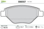 VALEO Fékbetét készlet VALEO 598557 for RENAULT (598557)