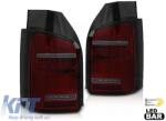  LED tuning hátsó lámpa szett Volkswagen T5 2015-2019, fehér és füstös alap, bal és jobb (ABTLV6021142)
