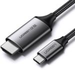 UGREEN Cablu video UGREEN MM142, HDMI tata - USB-C tata, 4K, 60Hz, 1.5m, Negru (6957303855704)