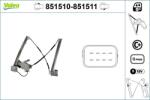 VALEO Mecanism actionare geam VALEO 851511 (851511)