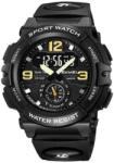 Skmei Ceas Sport Barbatesc SKMEI 2341 , Analog-Digital, LED, Rezistent la Apa 5ATM, Alarma, Cronometru, Dial Mare Ceas
