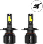 Nighteye Lămpi Autoturismului H4 LED 6500K Alb rece 32V 72W 2buc A315-S4-H4 (A315-S4-H4)
