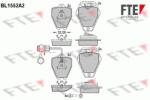 FTE set placute frana, frana disc FTE 9010241 (9010241)