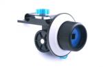 Commlite Follow-focus F1 pe sine 15mm pentru rig DSLR