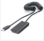  Cuplor DC DK-X1 cu cablu USB-C pentru camere Sony, compatibil NP-BX1