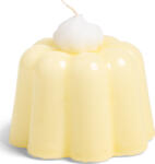 &k amsterdam Lumânare Pudding 8 cm, galbenă (1102-03)