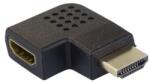 PremiumCord HDMI adapter 19pin Female - 19pin Male to 90° left