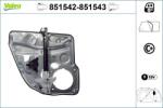 VALEO Mecanism actionare geam VALEO 851543 (851543)