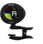 ORTEGA GUITARS Acordor Clip Ortega OCAT-2BK, Afișaj Multicolor și Metronom, Negru (61851)