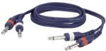  Cablu audio interconectare DAP Audio FL22150, 4 x Jack 6, 3 mm mono, 1, 5 m