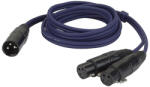  Cablu audio Y DAP Audio FL38150, XLR tată la 2x XLR mamă, 1, 5 m