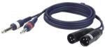 DAP-Audio Cablu audio DAP Audio FL443, 2x XLR tată - 2x Jack 6, 3 mm, 3 m (59044)