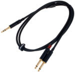  Cablu audio Y pro snake TPY 2009 JPP, 2x Jack 6, 3 mm la Jack stereo, 90 cm