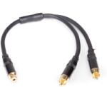 Cablu Y RCA Master Audio RCA099, 2x RCA tată - RCA mamă, 30 cm