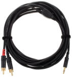  Cablu audio Cordial CFY 6 WCC, 2x RCA la Jack 3, 5 mm, 6 m