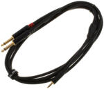  Cablu Y pro snake, 2x Jack mono 6, 3 mm la Jack stereo 3, 5 mm, 1, 5 m