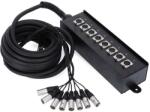  Cablu Multicore Adam Hall K 8C 10, Stagebox XLR 8 Canale, 10 m
