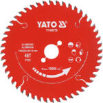 TOYA Körfűrésztárcsa alumíniumhoz, TCT, 140 × 20 mm, 48 fog, PTFE bevonattal (YT-608750) (YT-608750)