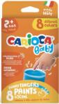 CARIOCA Vopsele pentru pictura cu degetele Carioca Baby - 8 culori, 50ml (8003511431747)
