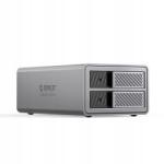 Orico 9828RU3 Raid ház 2 meghajtóhoz 2, 5"/3, 5" Sata Usb 3.0 szürke (6942227137524)