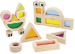 Janod Sensory Game Translucent Blocks interaktív játék 12m+ 12 db